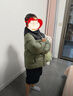 雪中飛【雙面穿】?jī)和鸾q服冬新款男女童保暖加厚面包服外套 橄欖灰綠 150 曬單實(shí)拍圖