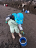 熊火女士下水褲趕海裝備大人水褲下半身涉水服全身防水雨褲帶雨鞋連體 女款青色下水褲【3D修身】 37碼 曬單實(shí)拍圖