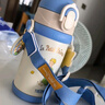 膳魔師（THERMOS）兒童吸管保溫杯小王子帶杯繩316L不銹鋼學(xué)生杯抑菌幼兒園上學(xué)TCKB 曬單實(shí)拍圖