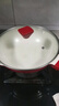 SSN陶瓷炒鍋炒菜鍋家用電磁爐炒鍋燒菜鍋少油煙煎炒鍋燃氣灶專(zhuān)用鍋具 曬單實(shí)拍圖