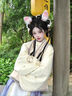 漢服假發(fā)發(fā)夾發(fā)包假蝴蝶辮子頭飾一體式少女成人古裝發(fā)髻盤(pán)發(fā)百搭 初塵髻抓夾【一對】 曬單實(shí)拍圖