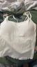 SecretWorld吊帶背心女免穿文胸一體式薄款美背春夏外穿內搭上衣無(wú)袖新款辣妹 白色【V字美背】 L 【110-130斤】 曬單實(shí)拍圖
