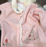 JELLYBABY[7A抗菌]女童2025新款外套寶寶秋季洋氣娃娃翻領(lǐng)衣服秋裝兒童開(kāi)衫 粉色 80 曬單實(shí)拍圖
