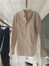 森馬（Semir）王安宇|商場(chǎng)同款長(cháng)袖襯衫男休閑商務(wù)襯衣純棉2025春秋冬新款上衣 卡其50690 M 曬單實(shí)拍圖