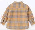 無(wú)印良品（MUJI）嬰童 法蘭絨長(cháng)袖襯衫 兒童襯衣男童女童童裝25年秋季CC272A5A 米白色格紋 100 /56A 曬單實(shí)拍圖