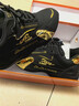 保菲羅亞品牌運動(dòng)鞋男鞋2025秋冬季新款休閑鞋子男士老爹鞋隱形內增高鞋男 黑金色6666M【皮面】增高8cm 42 曬單實(shí)拍圖