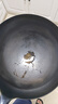 老聶家 章丘手工鐵鍋無(wú)涂層不粘炒菜鍋手工鍛打家用老式鐵鍋已開(kāi)鍋 32cm 曬單實(shí)拍圖