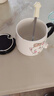 品喻（PINYU）杯子馬克杯咖啡杯陶瓷杯高顏值水杯家用大容量帶蓋勺沖泡杯小黃貓 曬單實(shí)拍圖