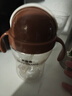 貝因美嬰兒大口徑PPSU水杯寶寶學(xué)飲吸管杯防嗆夏季水壺6個(gè)月以上帶刻度 曬單實(shí)拍圖
