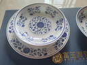 富玉景德鎮高顏值青花瓷玲瓏餐具套裝高級感喬遷家用輕奢陶瓷碗碟 萬(wàn)壽蓮套裝（釉下彩） 29頭 曬單實(shí)拍圖