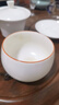 金鑲玉茶杯主人杯 茶具白陶瓷汝窯可養開(kāi)片送禮品物盒  白汝羅漢杯 曬單實(shí)拍圖