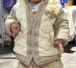 巴拉巴拉童裝寶寶羽絨服保暖嬰兒外套兒童冬季兩件套萌趣男童女童 奶白10501 110 外套充絨量39g+馬甲充絨量24g 曬單實(shí)拍圖