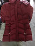 棉衣女中長(cháng)款2025年時(shí)尚新款冬季加厚修身棉襖顯瘦媽媽裝棉服外套 酒紅的-卡碼拍大 XL 建議90-110斤 曬單實(shí)拍圖