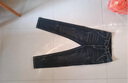九分牛仔褲男修身秋季新款男士九分褲小個(gè)子9分彈力小腳休閑褲男 黑灰款九分褲 31 碼 曬單實(shí)拍圖