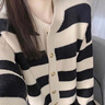 歐迪惠（Oudihui）2025年新款休閑褲女裝秋季套裝小香風針織衣服穿搭一整套闊腿褲子 上衣+褲子 XL 曬單實拍圖