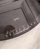 美的（Midea）小歡聚暖菜板加熱板熱菜板保溫板 2000W電陶爐火鍋家用旋轉餐桌轉盤(pán)政府補貼（圓形80CM）HBU80YH 曬單實(shí)拍圖