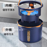美添樂(lè )（HoMettler）凈污分離旋轉拖把家用一拖凈2025雙桶懶人免手洗3塊布平板 曬單實(shí)拍圖
