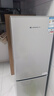 上菱183升雙開(kāi)門(mén)冰箱小型出租房2-3人用 出租屋家用兩門(mén)二門(mén)小戶(hù)型雙門(mén)電冰箱以舊換新BCD-183D 曬單實(shí)拍圖