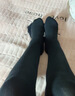 SecretWorld過(guò)膝襪女秋冬季長(cháng)筒過(guò)膝蓋壓力顯瘦大腿襪子護膝防滑女長(cháng)襪小腿襪 曬單實(shí)拍圖