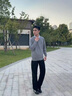 LAUREN RALPH LAUREN拉夫勞倫美式潮牌針織衫男秋冬新款圓領(lǐng)套頭毛衣男純色小標刺繡 灰色 XL 150-165   曬單實(shí)拍圖