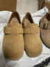 U·B·Z防水勃肯鞋女2026春秋季全包新款百搭單鞋一腳蹬樂(lè )福博肯鞋豆豆鞋 奶茶色 38 曬單實(shí)拍圖
