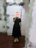 范思藍恩小黑裙夏氣質(zhì)通勤不易皺2025夏季新款易打理短袖裙子2778 黑色 M 曬單實拍圖