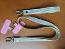 珍格掛脖手機(jī)掛繩長款寬版花紋編織布帶子時(shí)尚男女戶外旅游登山出行防掉摔手機(jī)殼電話套鑰匙扣吊繩新品 金粉藍(lán)-金扣花紋編織寬掛脖繩+粉色長夾片 曬單實(shí)拍圖