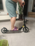 帝百倫 滑板車(chē)成人兩輪踏板代步可折疊通勤青少年兒童6-12歲-40歲避減震 高配黑雙剎帶減震雙剎車(chē)翹尾帶贈 曬單實(shí)拍圖