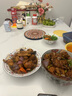銘府世臻餐桌家用加厚巖板餐桌椅組合方圓兩用餐桌813#【1.35米】一桌六椅 曬單實拍圖