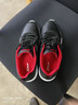 特步男鞋秋冬運動(dòng)鞋休閑鞋革面防潑水跑鞋防滑耐磨輕便緩震跑步鞋子男 9809黑紅【防潑水皮面款】 43 曬單實(shí)拍圖