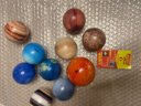KYODO 鯨美多八大行星模型玩具彩印星球太陽(yáng)系彈力球認(rèn)知教學(xué)手抓訓(xùn)練兒童發(fā)泡 八大行星+月球+太陽(yáng)） 曬單實(shí)拍圖