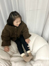 自由系女童打底褲秋冬款寶寶加厚秋褲中大童保暖褲秋裝外穿女孩加絨褲子 曬單實(shí)拍圖