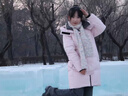 東北哈爾濱旅游零下40度防寒鵝絨羽絨服男女加厚中長(zhǎng)款保暖外套 柔霧粉 男女同款一件裝 90絨極寒保暖 M 建議90-110斤 曬單實(shí)拍圖