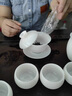 Bylure品牌冰種玉瓷茶具套裝璞玉白瓷蓋碗茶壺茶杯輕奢家用陶瓷高檔禮盒 3號羅漢杯13件蓋碗+茶壺+禮盒包裝 曬單實(shí)拍圖
