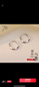 七度（SEVEN DEGREE）S925銀耳環(huán)莫比烏斯耳扣氣質(zhì)耳釘百搭耳飾圓圈高級節日禮物送女友 曬單實(shí)拍圖