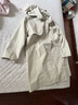Navigare意大利小帆船女士長(cháng)款立領(lǐng)連帽風(fēng)衣2025年秋季新品休閑百搭大衣女 香雪球色 S 曬單實(shí)拍圖
