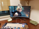 AOC 31.5英寸2K 180Hz 快速液晶1ms HDR10 出廠(chǎng)校色 1500R曲面游戲電競電腦顯示器 宙斯盾系列CQ32G4E 曬單實(shí)拍圖