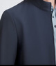 雅戈爾（YOUNGOR）25新款商務(wù)立領(lǐng)彈力短款男士夾克外套 藏青 L(175/96A) 曬單實(shí)拍圖