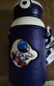 天喜（TIANXI）水杯兒童保溫杯上學(xué)用食品級保溫吸管杯子男女孩小學(xué)生喝水杯 宇航員-藍色 500ml 曬單實(shí)拍圖