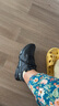 愛步（ECCO）BIOM 2.1戶外運動鞋女 輕便耐磨越野跑步鞋女 健步越野822853 HL 黑色82285301001 38 曬單實拍圖