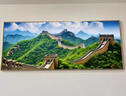 亦艾靠山圖山水裝飾畫(huà)辦公室掛畫(huà)客廳沙發(fā)背景墻壁畫(huà)萬(wàn)里長(cháng)城2025新款 A款 40*120（推薦1.4-1.6米墻寬） 晶瓷平面（黑框） 曬單實(shí)拍圖
