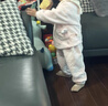 戴維貝拉（DAVE＆BELLA）冬季新款珊瑚絨寶寶家居服套裝女童衣服兒童睡衣兩件套童裝 粉色【現貨】 110 cm（建議身高100-110cm） 曬單實(shí)拍圖