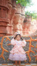 G.DUCKKIDS童裝洛麗塔公主裙女童連衣裙秋冬季加絨加厚玲娜貝兒生日禮服兒童 8818粉色洛麗塔【不加絨】 120 尺碼5~6歲【110-120cm】 曬單實拍圖