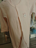 愛寶適嬰兒連體衣春秋純棉寶寶哈衣爬服新生兒衣服睡衣黃色73cm  T142 曬單實拍圖