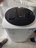美的（Midea）迷你洗衣機 MB30VH36E 3KG嬰兒小型兒童內衣洗衣機 全自動(dòng)波輪 高溫煮洗 除菌除螨宿舍 以舊換新 曬單實(shí)拍圖