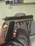 淘心M1911玩具手槍全自動(dòng)連發(fā)反吹拋殼軟彈空倉掛機(jī)男孩兒童生日禮物 沙色連發(fā)拋殼m1911-6彈殼+10彈 曬單實(shí)拍圖