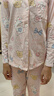 南極人兒童睡衣女童AAA抑菌純棉睡衣小女孩春夏季家居服套裝粉色兔子160 曬單實(shí)拍圖