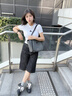 馬莎蘭緹（MashaLanti）通勤托特包包女包2025新越過(guò)山?？畲笕萘坷朔灏叨耸痔釂渭绨?曬單實(shí)拍圖