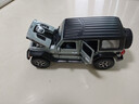 赟婭超大號吉普牧馬人車(chē)模1：18越野汽車(chē)模型仿真合金玩具車(chē)送男生禮 1:24牧馬人Jeep銀色 曬單實(shí)拍圖