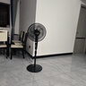 美的（Midea）電風扇 家用風扇 落地扇 7葉遠距強風電扇 立式輕音節(jié)能可定時降溫 黑色機械款 【風速309m/min】超級單品 曬單實拍圖